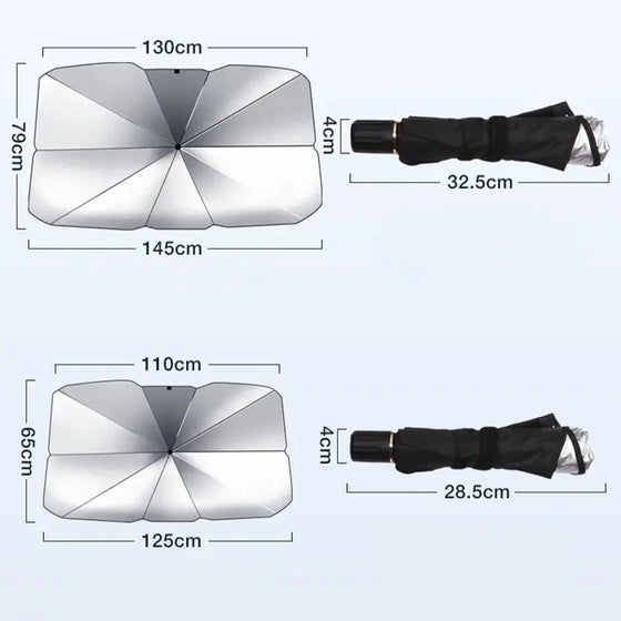 Parasol plegable coche universal