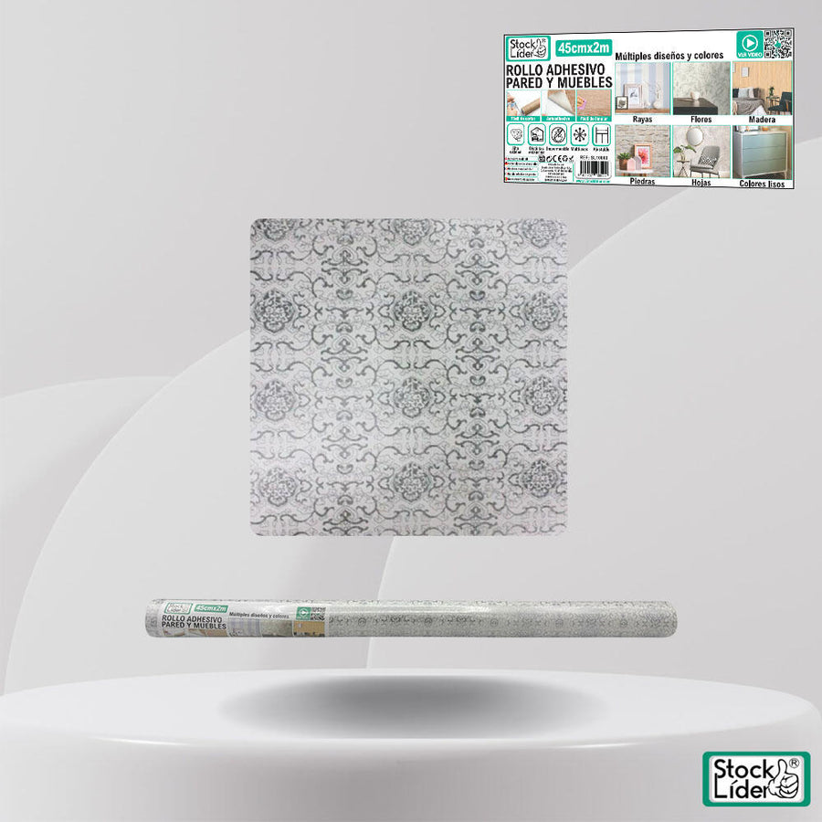 Rollo adhesivo para pared y muebles