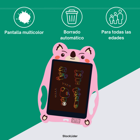 Pizarra mágica LCD 9 pulgadas infantil