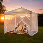 Carpa con mosquitera 360º para jardín