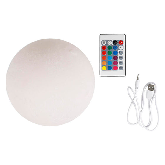 Lámpara Luna 16 Colores con Mando