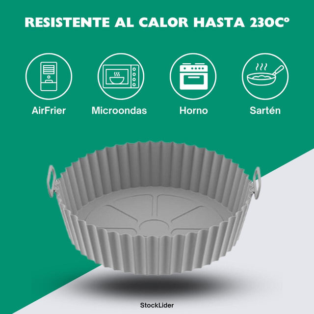 Bandeja de silicona para freidora de aire