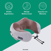 Cojín masajeador de cuello shiatsu