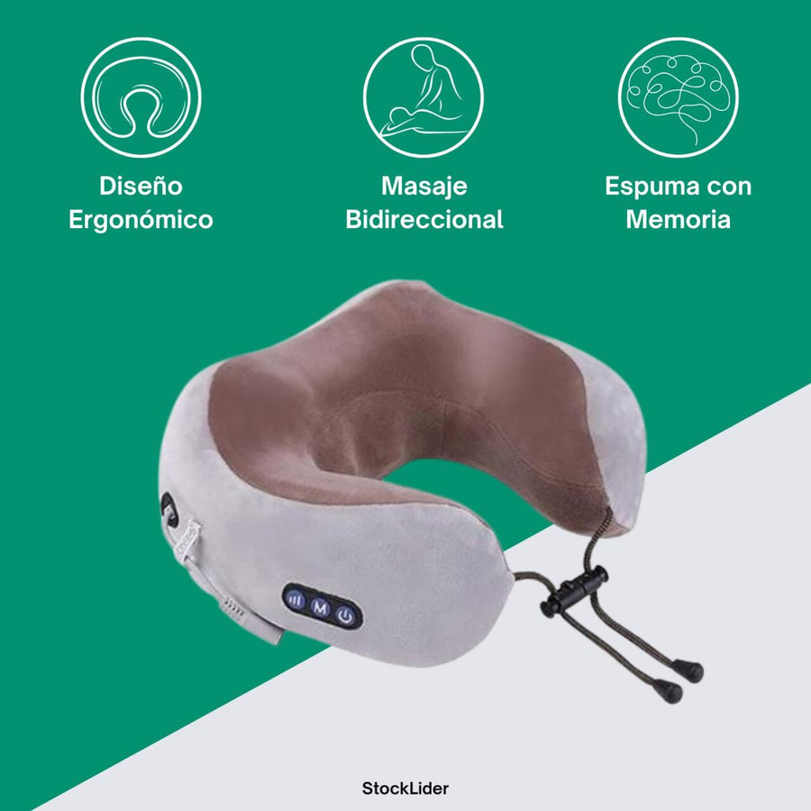 Cojín masajeador de cuello shiatsu