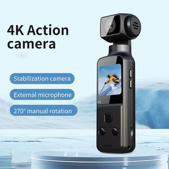 Cámara Digital de Bolsillo 4K WiFi