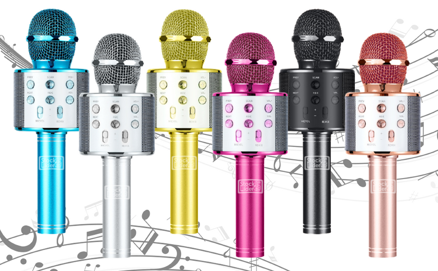 Micrófono karaoke infantil Bluetooth