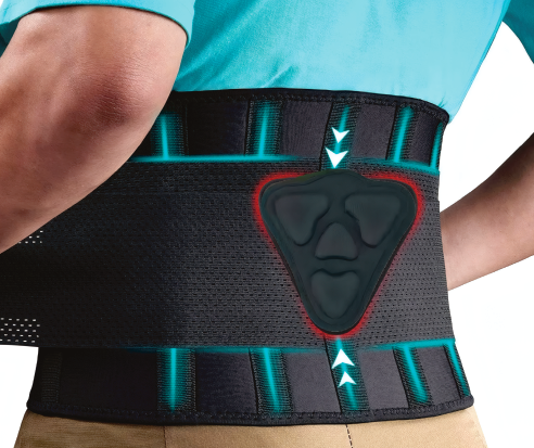Faja lumbar con almohadilla 3D ajustable