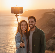Palo selfie con trípode para móvil