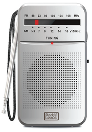 Radio AM FM portátil con jack 3,5 mm