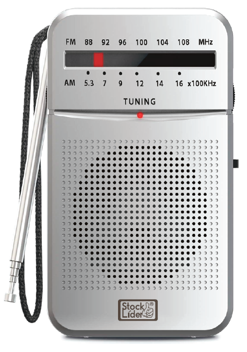 Radio AM FM portátil con jack 3,5 mm