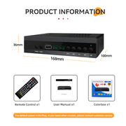 Receptor TDT 1080p con USB y PVR