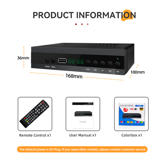 Receptor TDT 1080p con USB y PVR