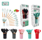Set utensilios cocina silicona 12 piezas