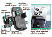 Soporte móvil bicicleta 360º universal