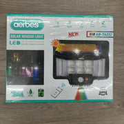 Luz solar con sensor multicolor exterior