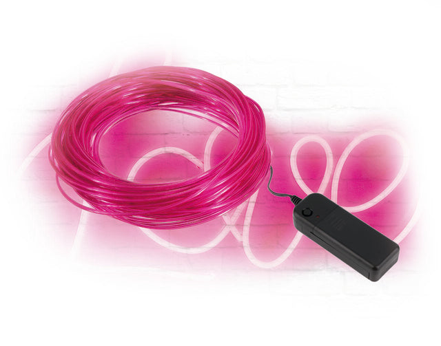 Cable flexible neón rosa 3 metros