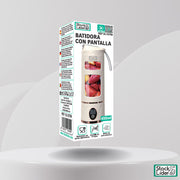 Batidora con pantalla portátil USB