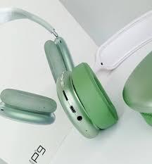 Auriculares Bluetooth verdes inalámbricos