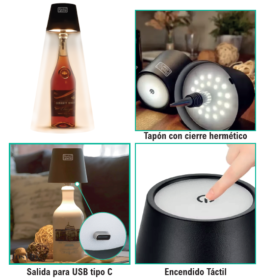 Tu botella, ahora con luz