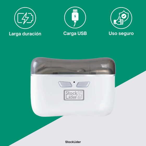 Corta uñas eléctrico con pulidor USB