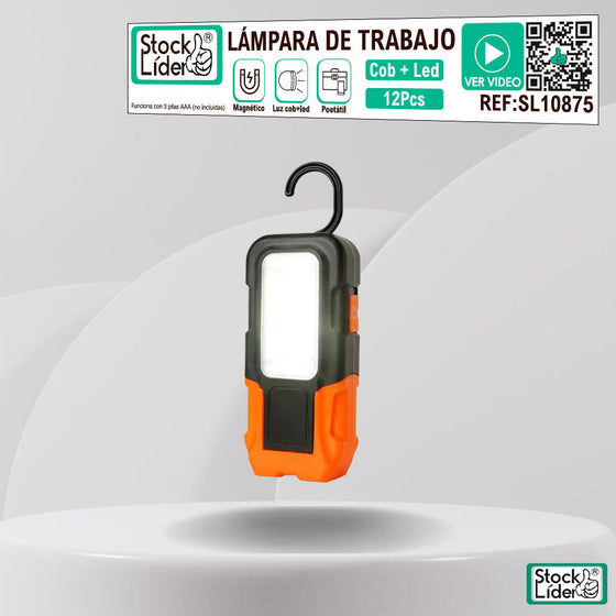 Lámpara de trabajo COB LED portátil