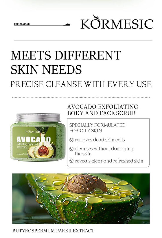 Exfoliante corporal de aguacate 300 g