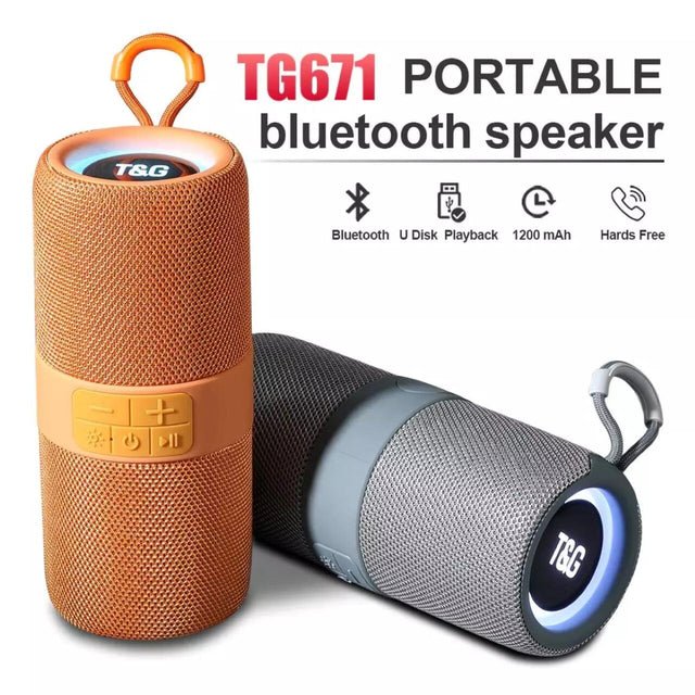 Altavoz con luz RGB TG671 portátil