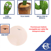 Cactus baila y graba para niños