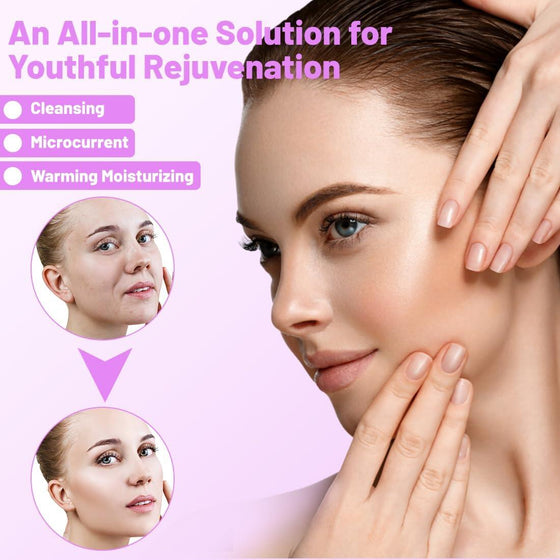 Masajeador facial antiarrugas lifting LED