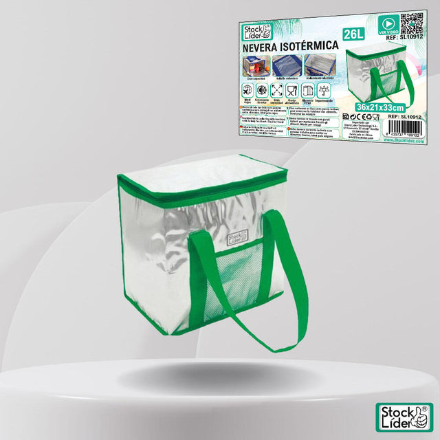 Nevera isotérmica 26L para playa y picnic
