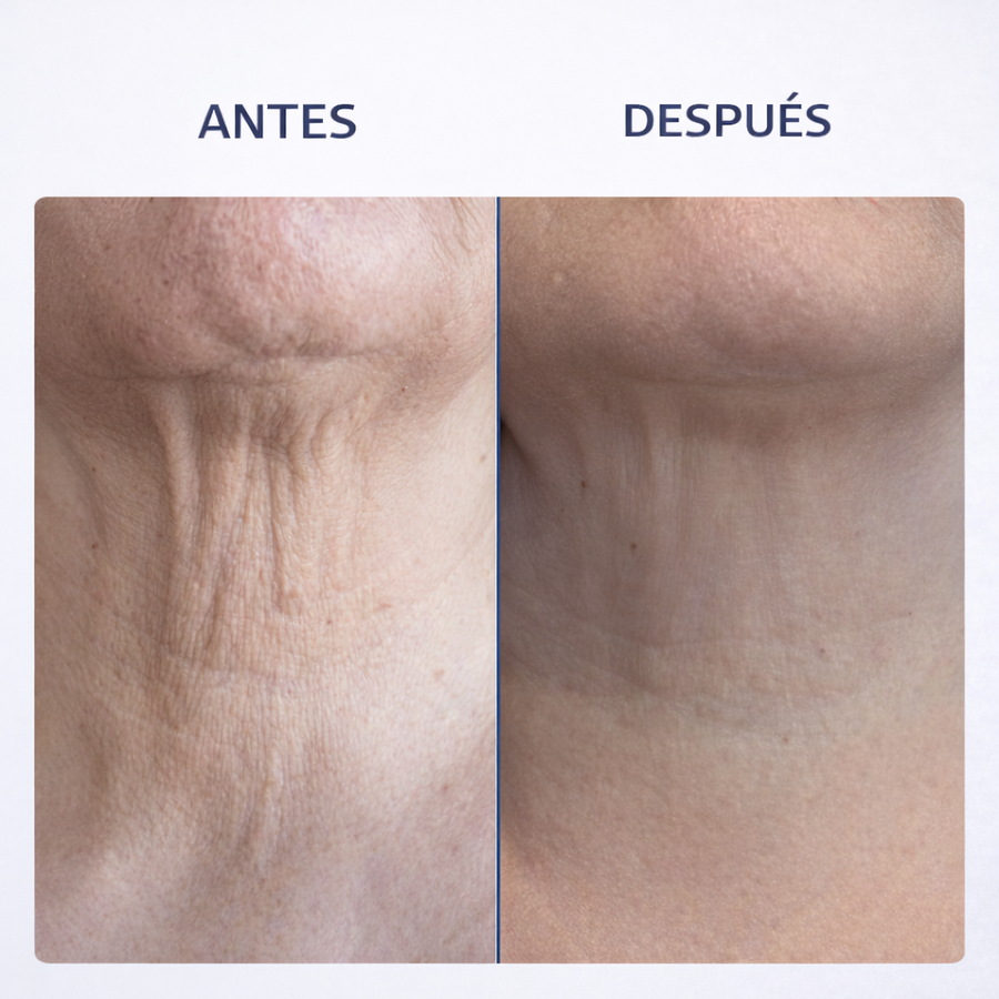 Rodillo 3D cuello y rostro antiarrugas