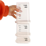 Recipientes set 4 unidades apilables