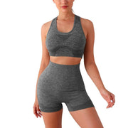 Conjunto deportivo mujer gris 2 piezas