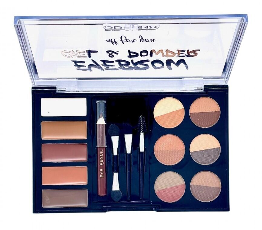 Set de gel y polvos para cejas natural