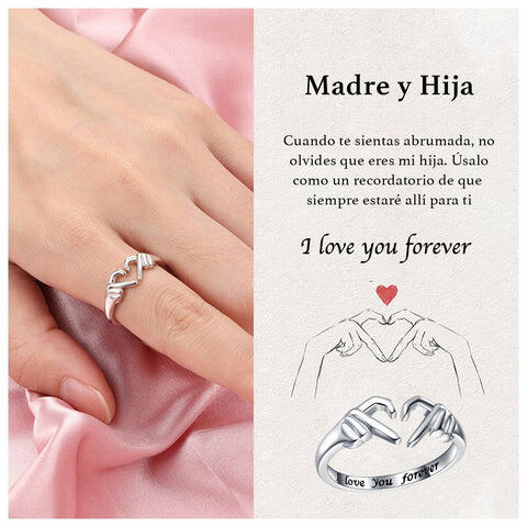 Anillo Amor Eterno ajustable para regalar