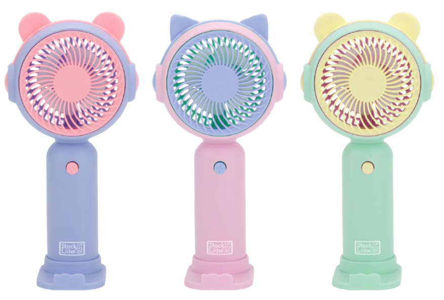 Ventilador portátil compacto con soporte