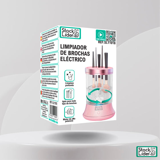Limpiador de brochas eléctrico recargable