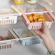 Bandeja de nevera ajustable para ordenar más