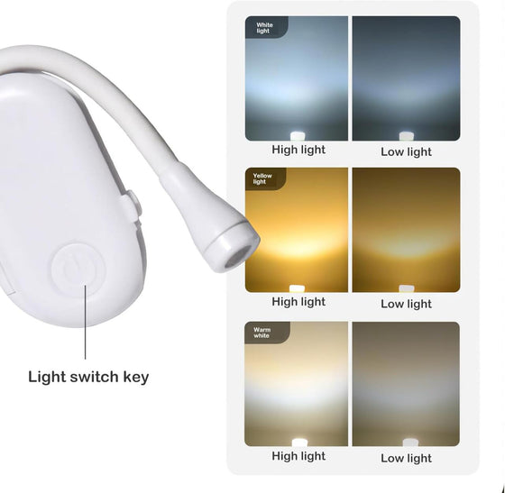 Mini luz con clip USB ajustable