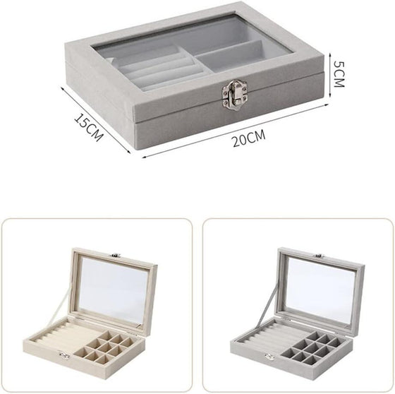 Caja joyero elegante para organizar joyas