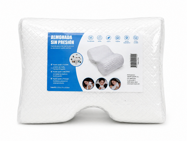 Almohada cervical ergonómica viscoelástica