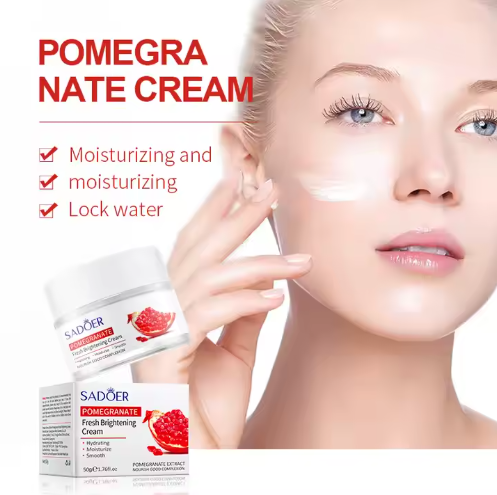 Crema facial de granada iluminadora
