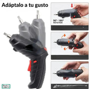 Destornillador eléctrico 47 piezas con maletín
