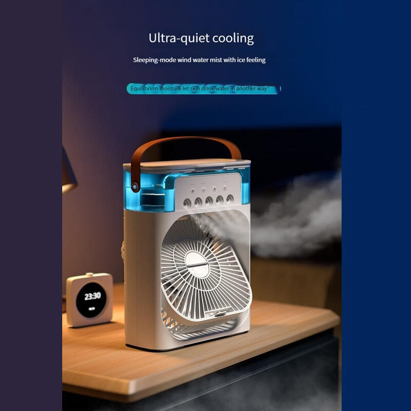 Ventilador aire frío con agua RGB USB