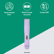 Depiladora multicabezal 3 en 1 recargable