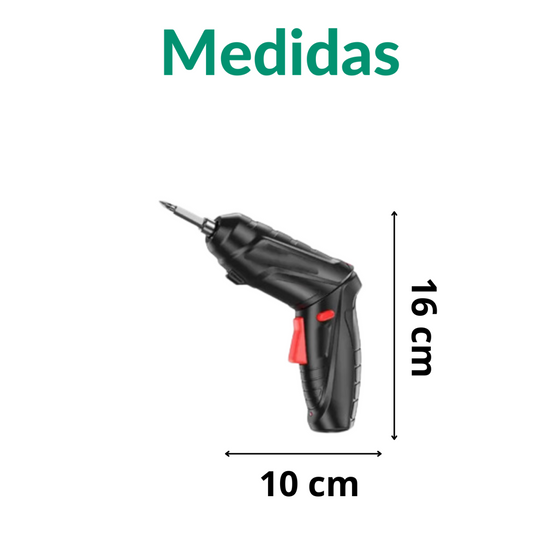 Destornillador eléctrico 47 piezas con maletín