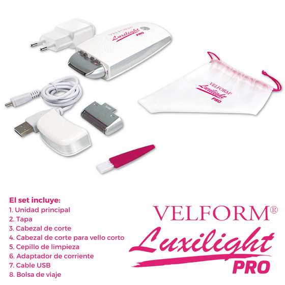 Depiladora recargable para rostro y cuerpo