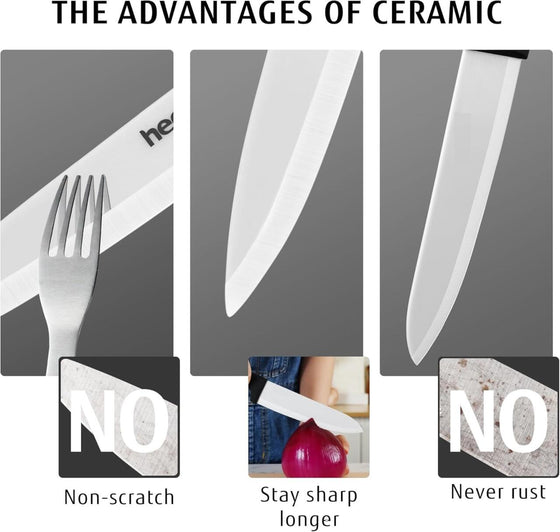 Cuchillo de cerámica 25cm para cocina