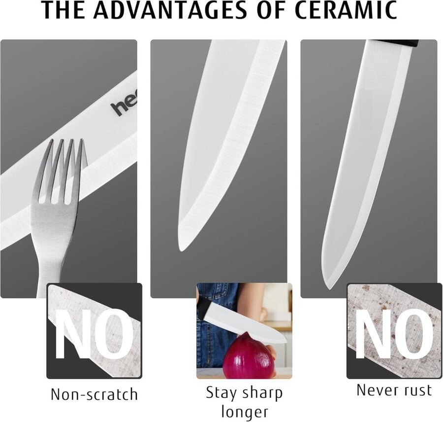 Cuchillo de cerámica 25cm para cocina