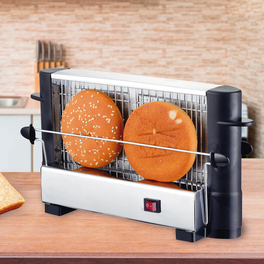 Tostador multipan vertical de acero inoxidable